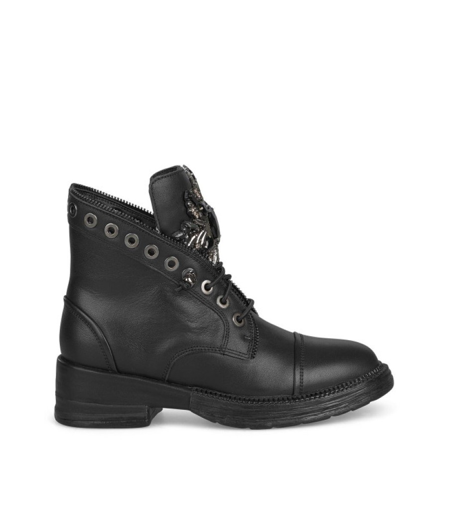 Alma En Pena ALMA Bottines Plates | Acheter Botin Con Adorno Central