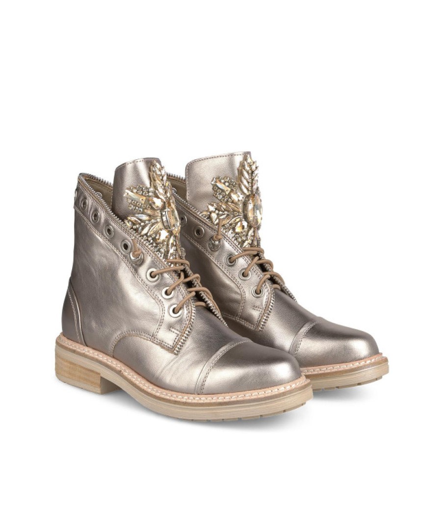 Alma En Pena ALMA Bottines Plates | Acheter Botin Adorno Central