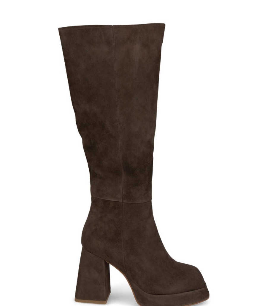 Alma En Pena ALMA Bottes A Talons | Acheter Des Bottes En Cuir A Jambe Haute