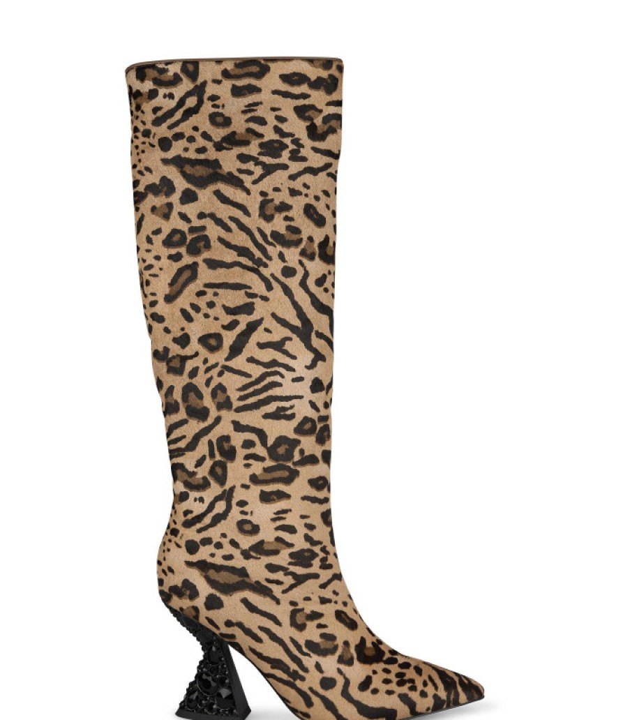 Alma En Pena ALMA Bottes A Talons | Acheter Des Bottes A Talons En Strass