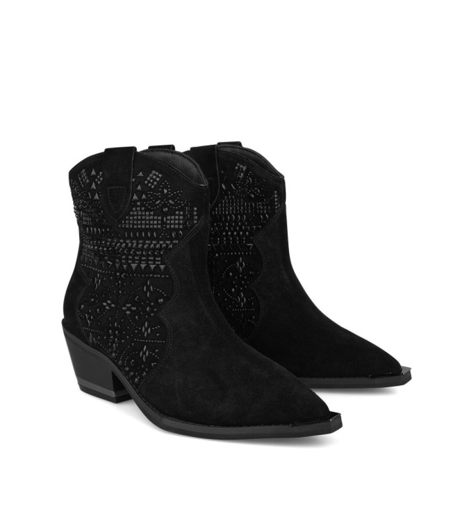 Alma En Pena ALMA Bottines Plates | Acheter Bottine Ornee De Strass