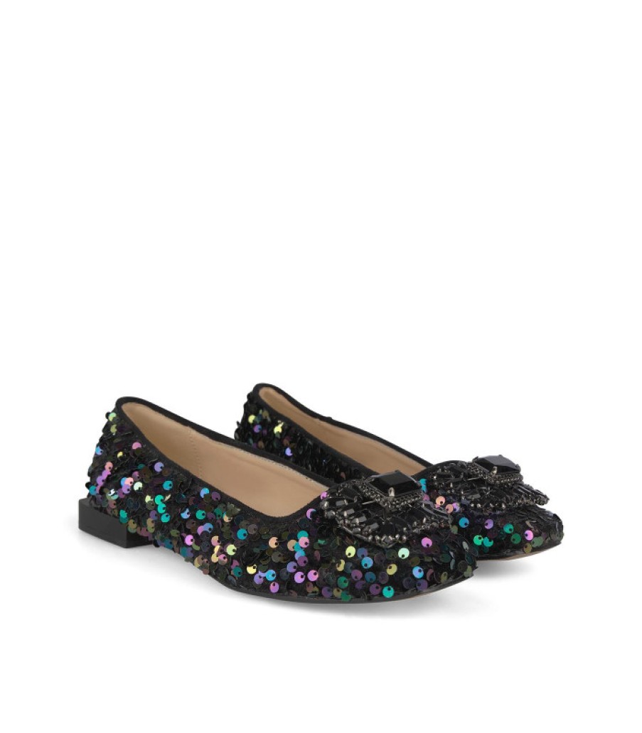 Bleu Alma ALMA | Acheter Ballerine A Paillettes