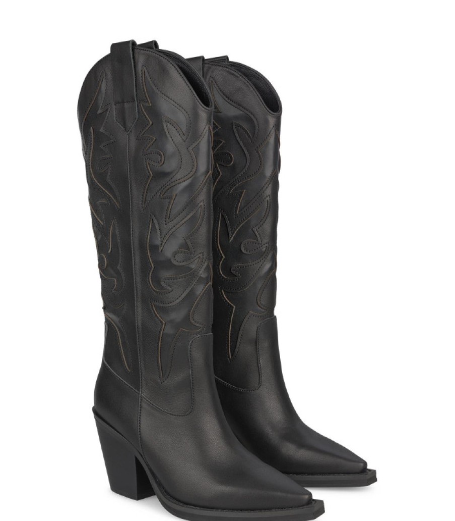 Alma En Pena ALMA Bottes A Talons | Acheter Bota Cowboy Tacon Piel