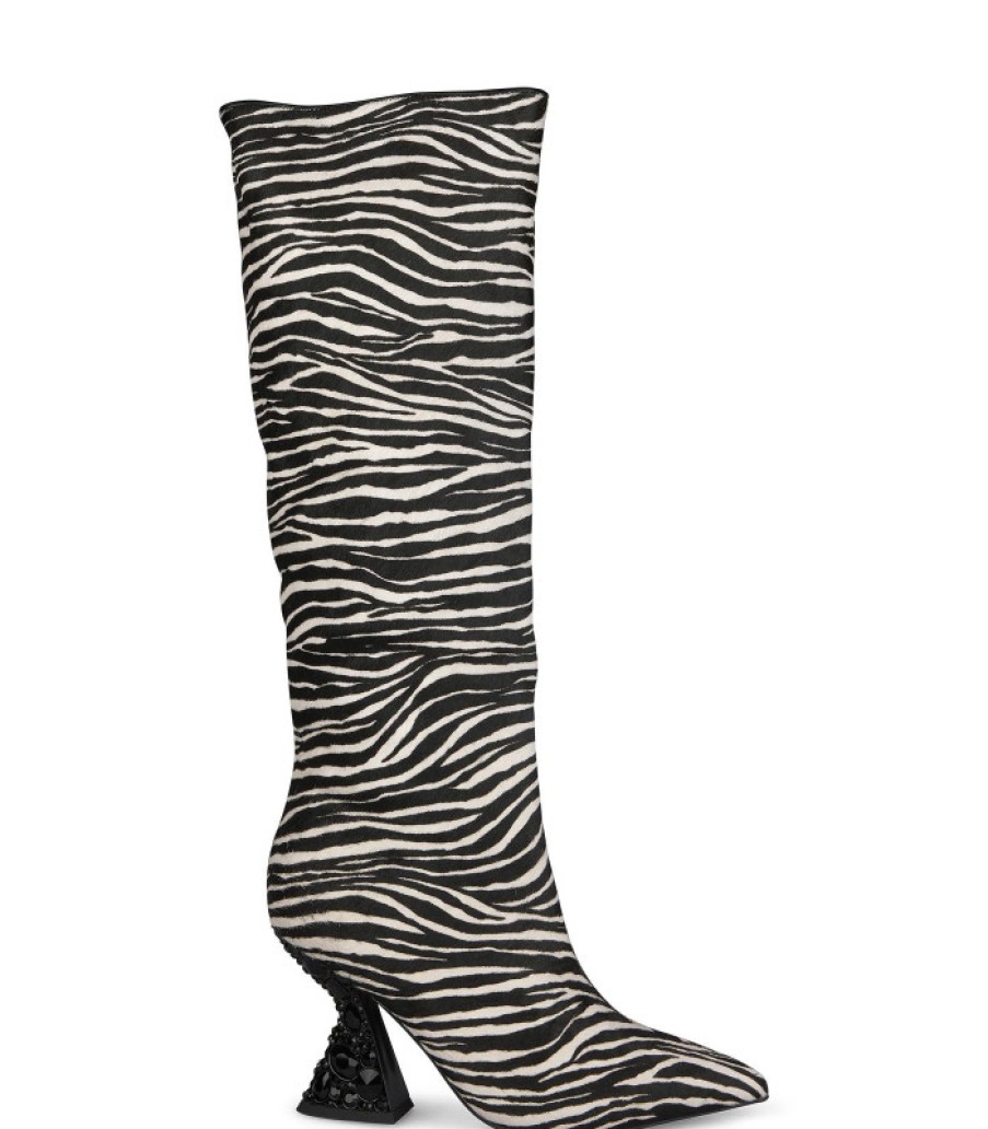 Alma En Pena ALMA Bottes A Talons | Acheter Des Bottes A Talons En Strass