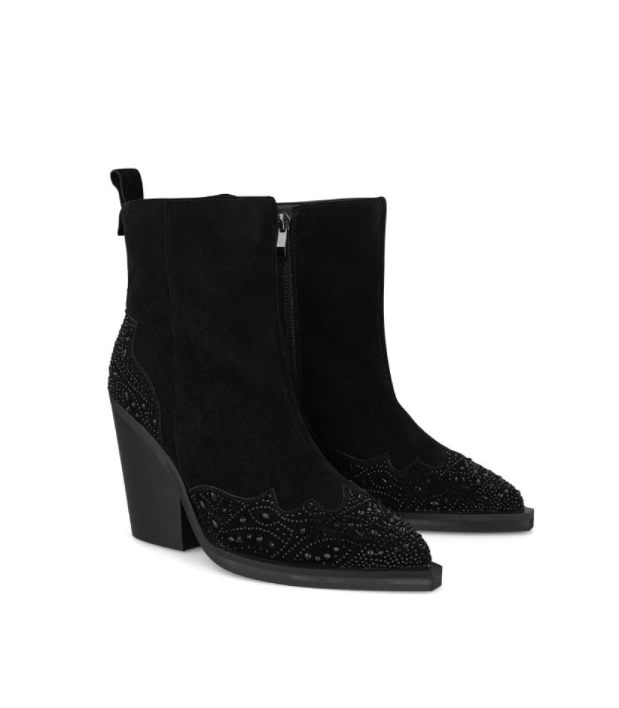 Alma En Pena ALMA Bottines A Talons | Acheter Bottine Ornee De Strass