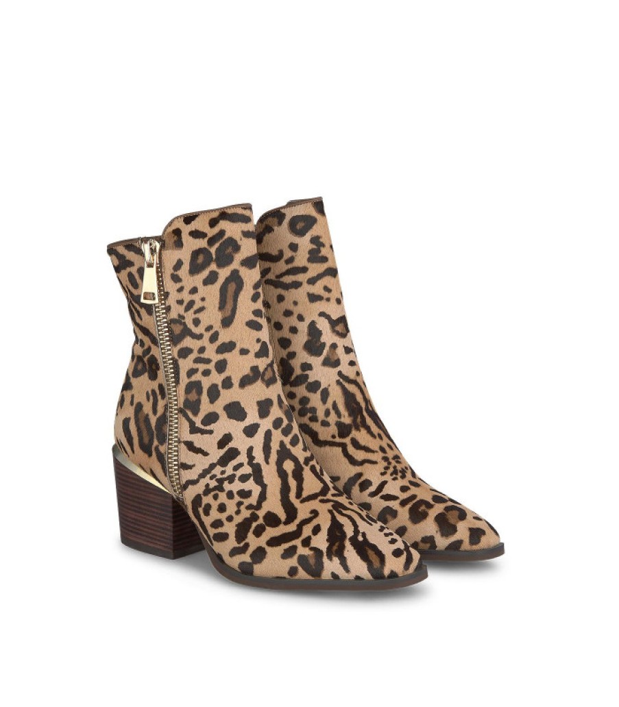 Alma En Pena ALMA Bottines A Talons | Acheter Des Bottines Zippees En Cuir