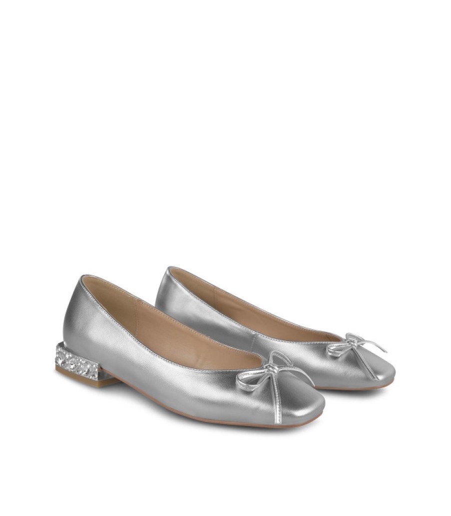 Alma En Pena ALMA Chaussures Plates | Acheter Ballerine En Cuir Avec Noeud