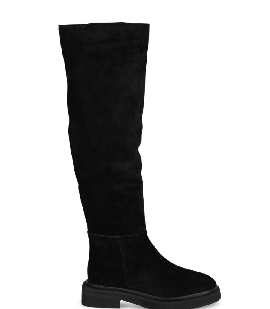 Alma En Pena ALMA Bottes Plates | Acheter Des Bottes Montantes En Cuir