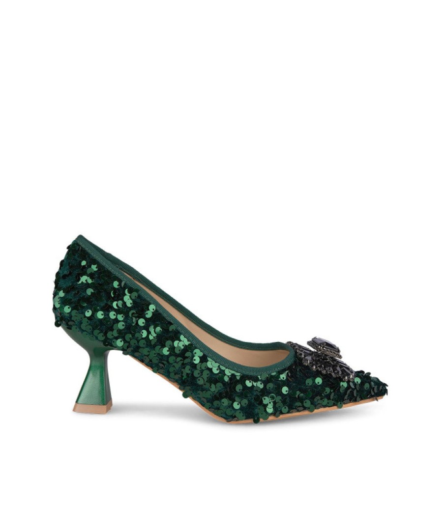 Bleu Alma ALMA | Acheter Des Chaussures A Talons A Paillettes