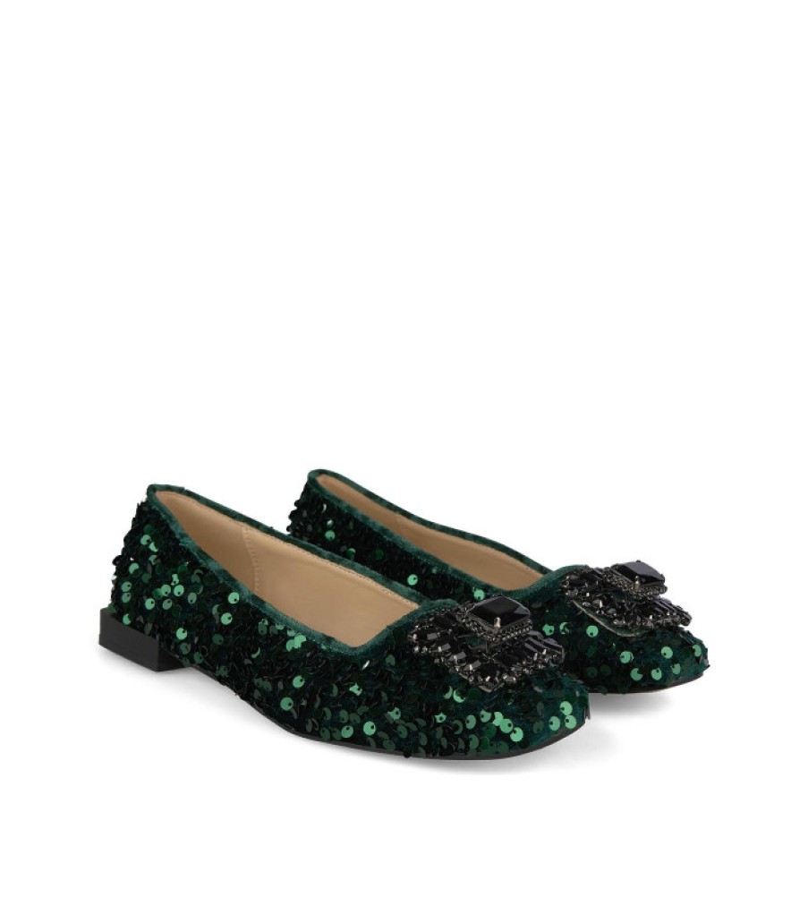 Bleu Alma ALMA | Acheter Ballerine A Paillettes