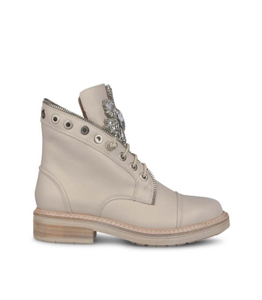 Alma En Pena ALMA Bottines Plates | Acheter L'Ornement Central Bootie