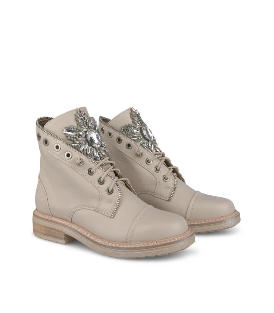 Alma En Pena ALMA Bottines Plates | Acheter L'Ornement Central Bootie