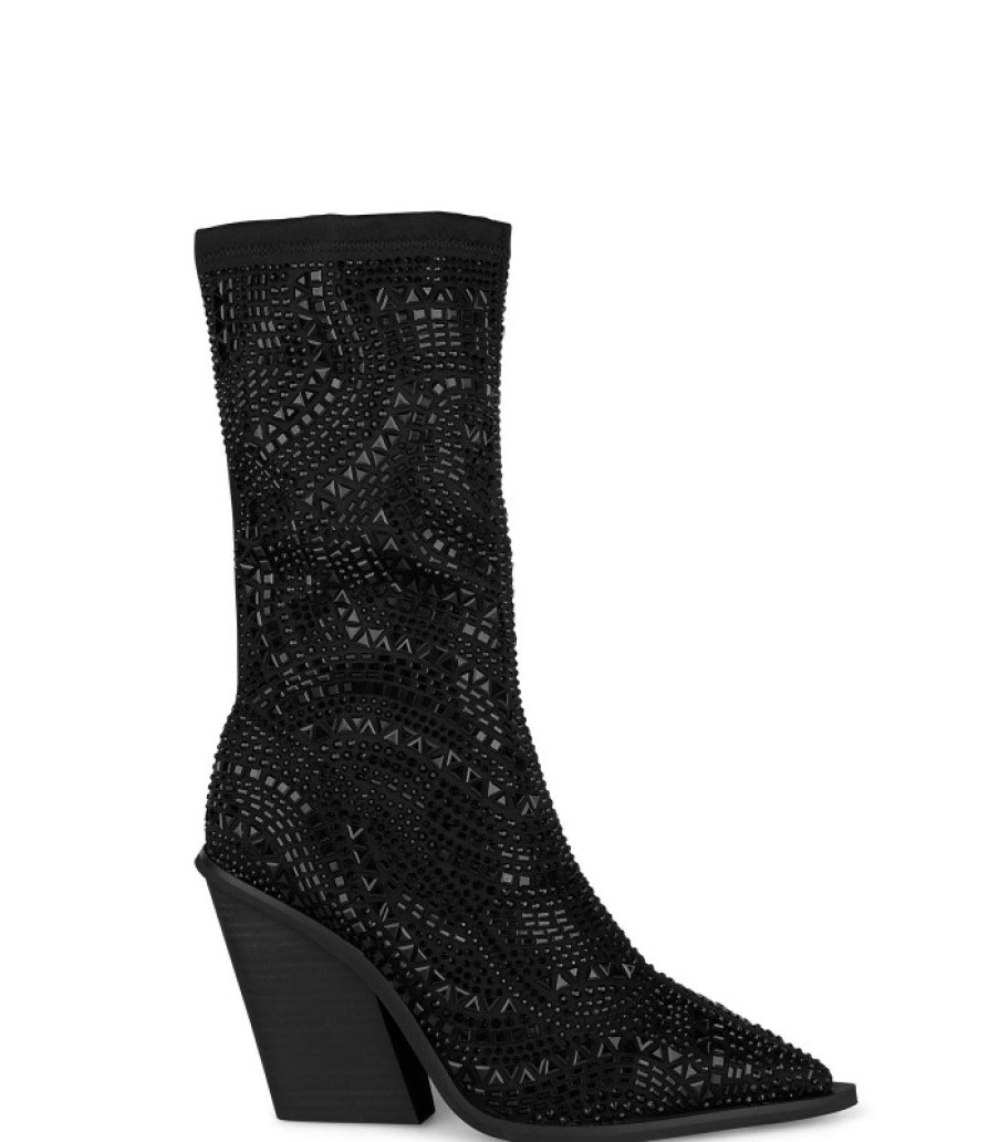 Alma En Pena ALMA Bottes A Talons | Acheter Une Botte Recouverte De Strass