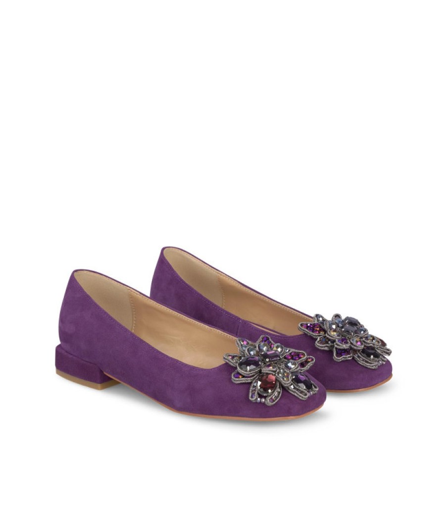 Alma En Pena ALMA Chaussures Plates | Acheter Bailarina Con Adorno Flor