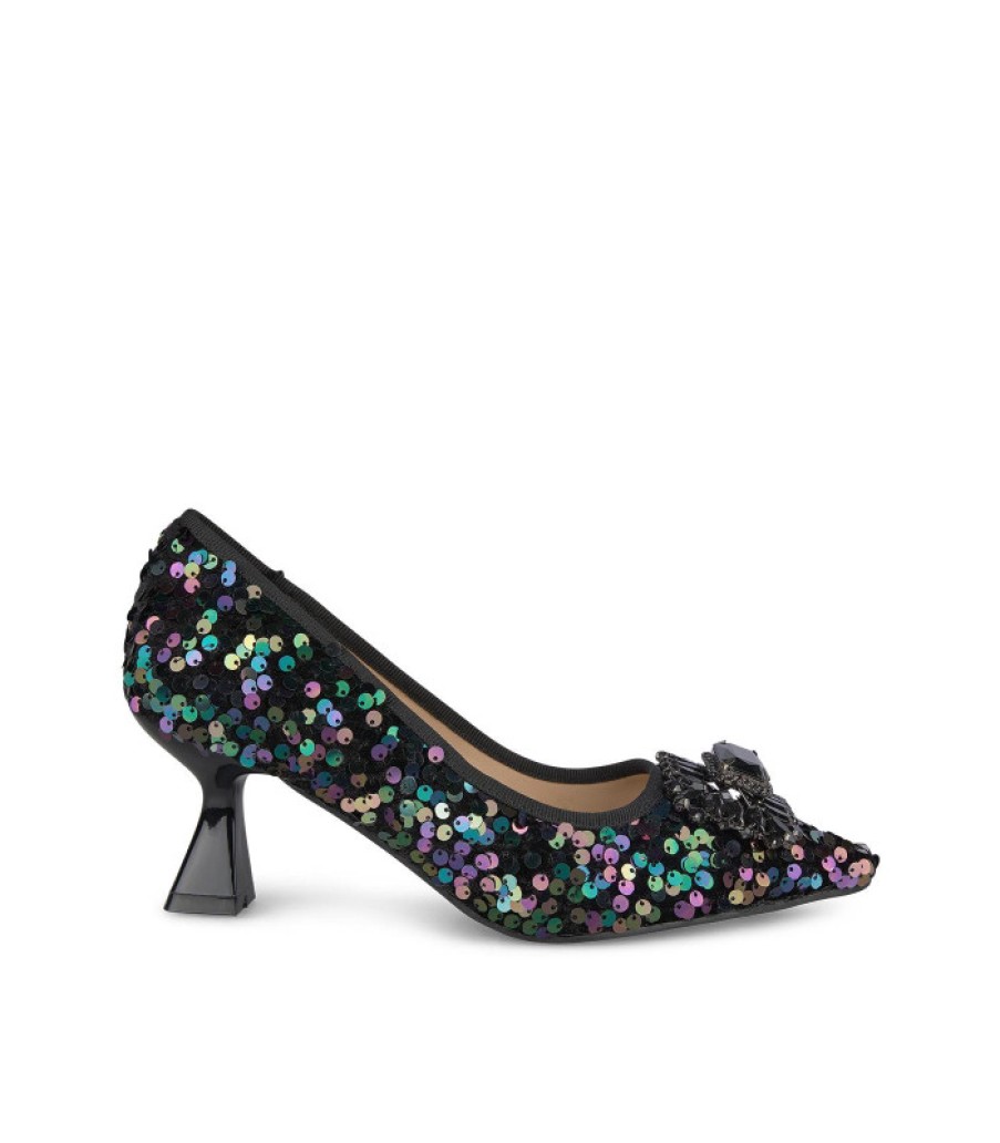 Bleu Alma ALMA | Acheter Des Chaussures A Talons A Paillettes