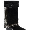 Alma En Pena ALMA Bottes A Talons | Acheter Botte Avec Clous Et Boucle