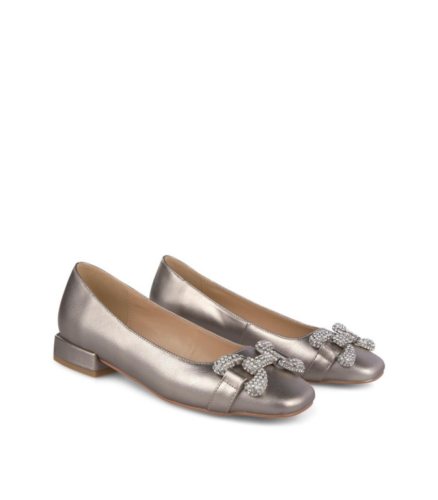 Alma En Pena ALMA Chaussures Plates | Acheter Ballerine En Cuir Avec Ornement