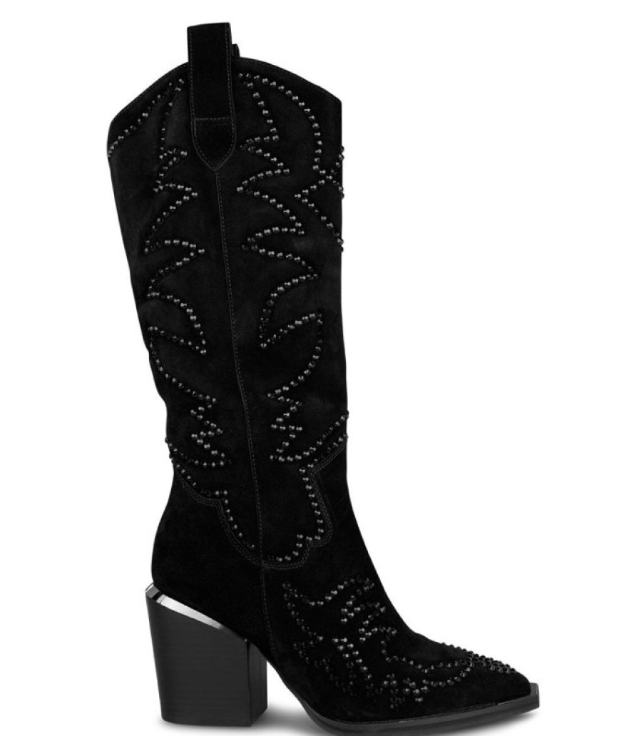 Alma En Pena ALMA Bottes A Talons | Achetez Des Bottes De Cowboy Ornees De Strass