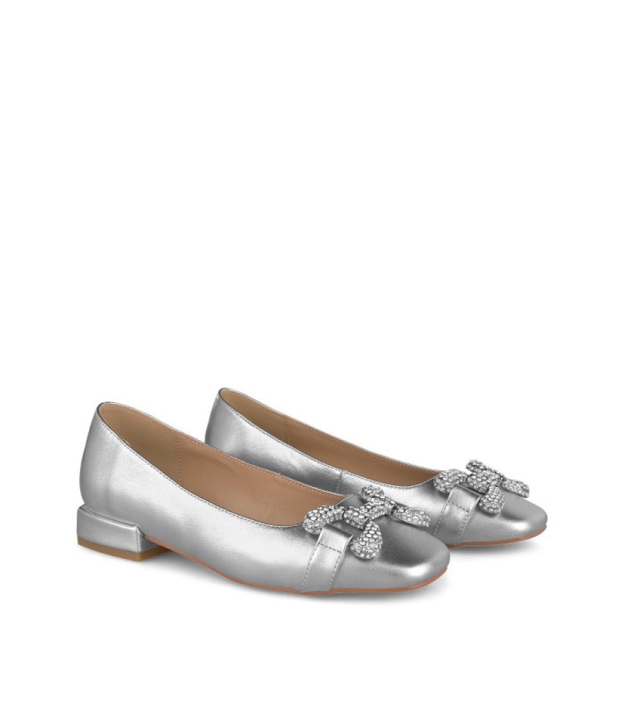 Alma En Pena ALMA Chaussures Plates | Acheter Ballerine En Cuir Avec Ornement