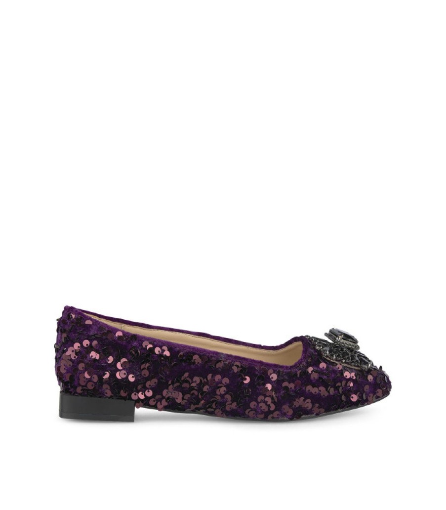 Bleu Alma ALMA | Acheter Ballerine A Paillettes